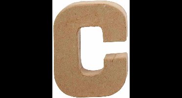 Creative Letter C Papier-mâché 10 Cm