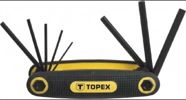Inbussleutel set -1.5mm tot 6mm - 8-delig - CrV staal