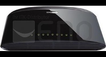 D-Link DES-1008D - Netwerkswitch - Unmanaged - 8 Poorten