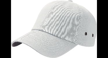Atlantis Actie 6 Paneel Chino Baseball Cap (Pakket van 2) (Wit)