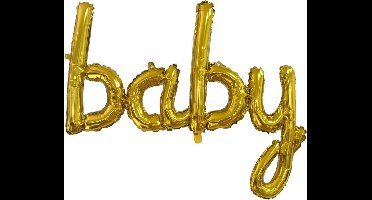 Wefiesta Folieballon Baby 42 Cm Goud