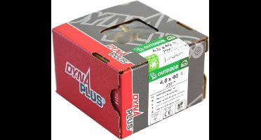 Dynaplus - Unischroeven - Torx 20 platkop - 4 x 70mm - AR-Coating - Deeldraad (200 stuks)