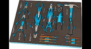 Inlay gereedschapswagen tangen en doorslagen