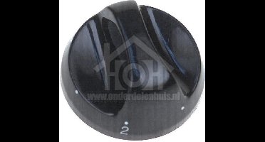 Atag Knop zwart -laag- 1-2-3 CKB 640 30850