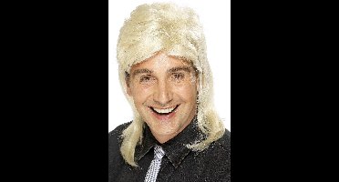 "Blonde rocksterpruik voor mannen - Verkleedpruik - One size"