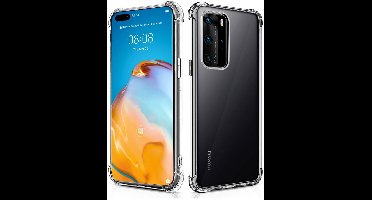Hoesje Geschikt voor Huawei P40 Schokbestendig Hoesje Ttransparant