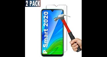 Ntech 2 Stuks Screenprotector Tempered Glass Glazen (0.3mm) - Geschikt voor Huawei P Smart 2020