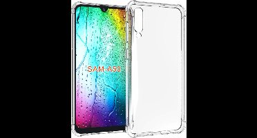 Ntech Hoesje Geschikt Voor Samsung Galaxy A50 Anti Shock Back hoesje