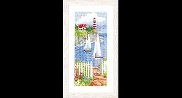 Telpakket kit Zeilboten in baai  - Vervaco - PN-0021738