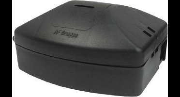 HPC Voerdoos Muis - Stevige Muizendoos - Met inspectiegleuf - Excl. sleutel en klem - 15x10.8x7 cm - AF Snappa Black