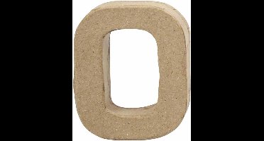 Creative Cijfer 0 Papier-mâché 10 X 8 Cm