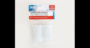 Lakroller - Schuim - 5 cm - 2 Stuks