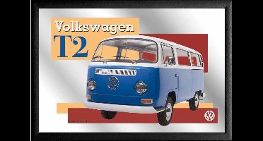 Volkswagen T2  - Spiegel met Omlijsting - 22x32cm