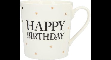 Depesche Mok Happy Birthday Black