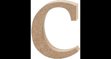 Letter, c, H: 8,4 cm, dikte 2 cm, 1 stuk