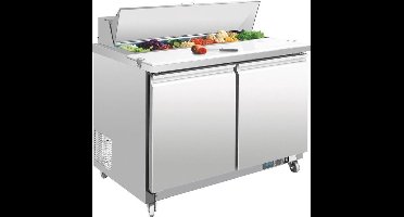 Polar U-serie 2-deurs gekoelde saladette 405L