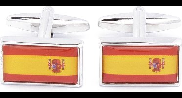 Manchetknopen - Spaanse Vlag Spanje Spaans