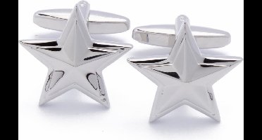 Manchetknopen - Ster Zilver