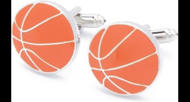 Manchetknopen - Basketbal Bal Oranje