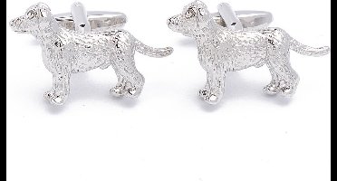 Manchetknopen - Hondje Hondje Zilver