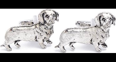 Manchetknopen - Honden Dachshund Teckel UK Made