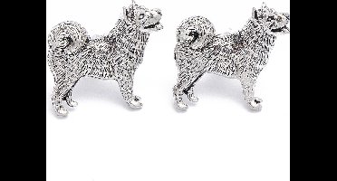 Manchetknopen - Honden Siberische Husky UK Made
