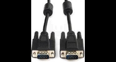 Premium VGA monitor kabel met ferriet kernen - CCS aders / zwart - 3 meter