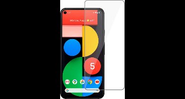 1x Screenprotector geschikt voor Google Pixel 5 - Glas Tempered Screen Protector
