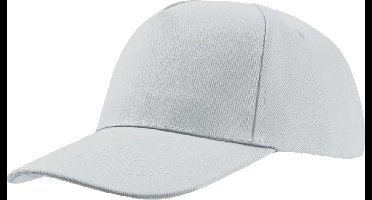 Atlantis Liberty Five Heavy Brush Cotton 5 Panel Cap (Wit)