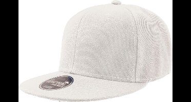 Atlantis Snap Back Flat Visor 6 Panel Cap (Wit)