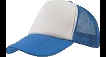 Atlantis Rapper 5 Panel Trucker Cap (Koninklijk/Wit)