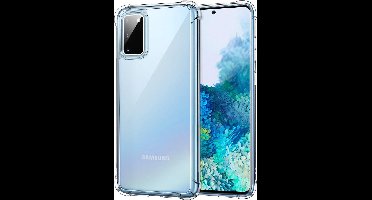 Hoesje geschikt voor Samsung Galaxy S20 FE - Anti Shock Proof Siliconen Back Cover Case Hoes Transparant