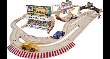 Eichhorn Porsche Houten Race Set, 53dlg.