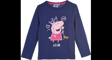 Peppa Big Shirt lange mouw blauw 5 jaar maat 110