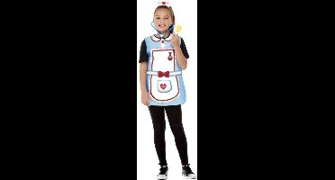 Smiffys - Nurse Kostuum Accessoire Set Kids - Blauw