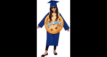 Smiffys - Smart Cookie Kinder Kostuum - Kids tm 9 jaar - Blauw