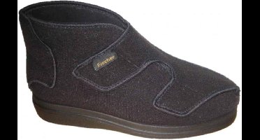 Fischer - Verbandpantoffel -13999 - Zwart - Klittenband - Maat 44