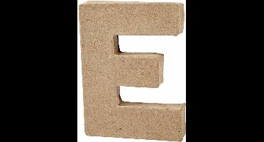 Letter, E, H: 10 cm, B: 7,5 cm, dikte 1,7 cm, 1 stuk