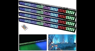 BeamZ LCB803 LED BAR set voor het uitlichten van wanden, vloeren, bar, etc.