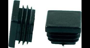 Verlofix Buisstop 25 X 25 Mm Zwart 4 Stuks