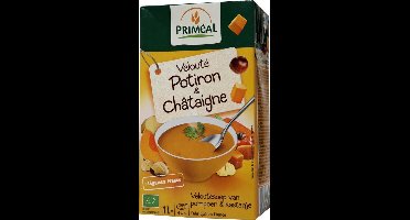 Primeal Veloute gebonden soep pompoen kastanje