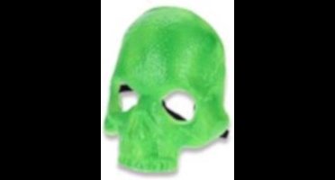 Witbaard Gezichtsmasker Schedel Neon One-size Groen
