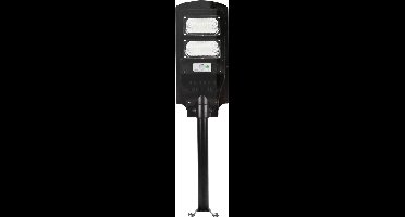 Hofftech Solar LED lantaarn - lichtsensor - IP65 - 11000 mAh - inclusief muurbeugel 40 cm