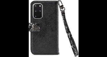 Mobilize - Samsung Galaxy S20 Plus Hoesje - Uitneembare Gelly Wallet Case Slangen Zwart