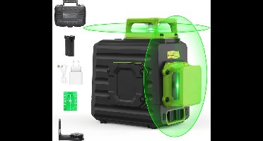 Equivera Laserwaterpassen - Kruislijnlaser - laserwaterpas zelfnivellerende - lijnlaser