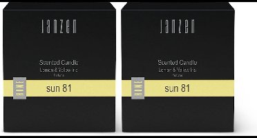 JANZEN Scented Candle Sun 81 2-pack