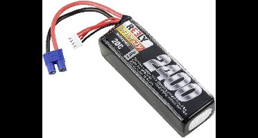 Reely LiPo accupack 11.1 V 2400 mAh Aantal cellen: 3 20 C Softcase EC3