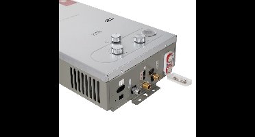 Doorstroomverwarmer - LPG - RVS - 2800Pa - 18L - Zilver