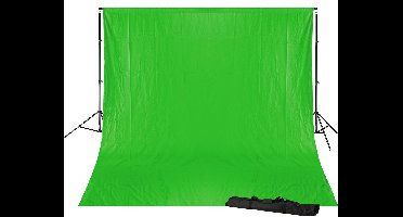 Bresser Achtergrond Systeem - BR-D23 - Incl. 3 x 6 m Green Screen