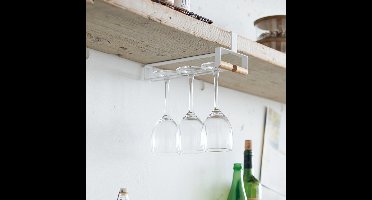 Yamazaki Wijnglazenhouder Hangend - Tosca - Wit